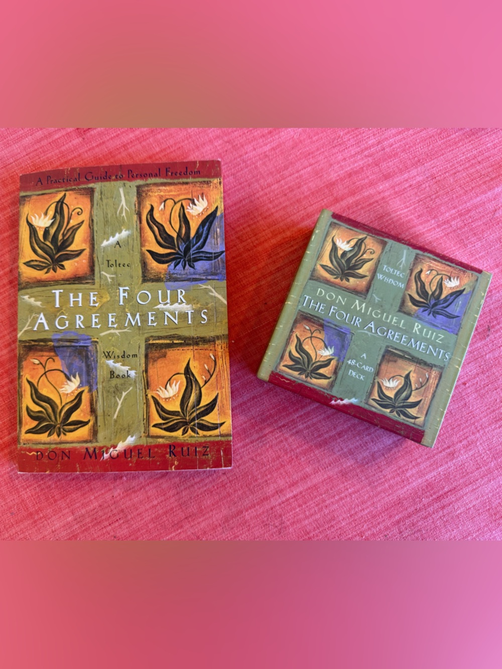 The Four Agreements Book and Card Set